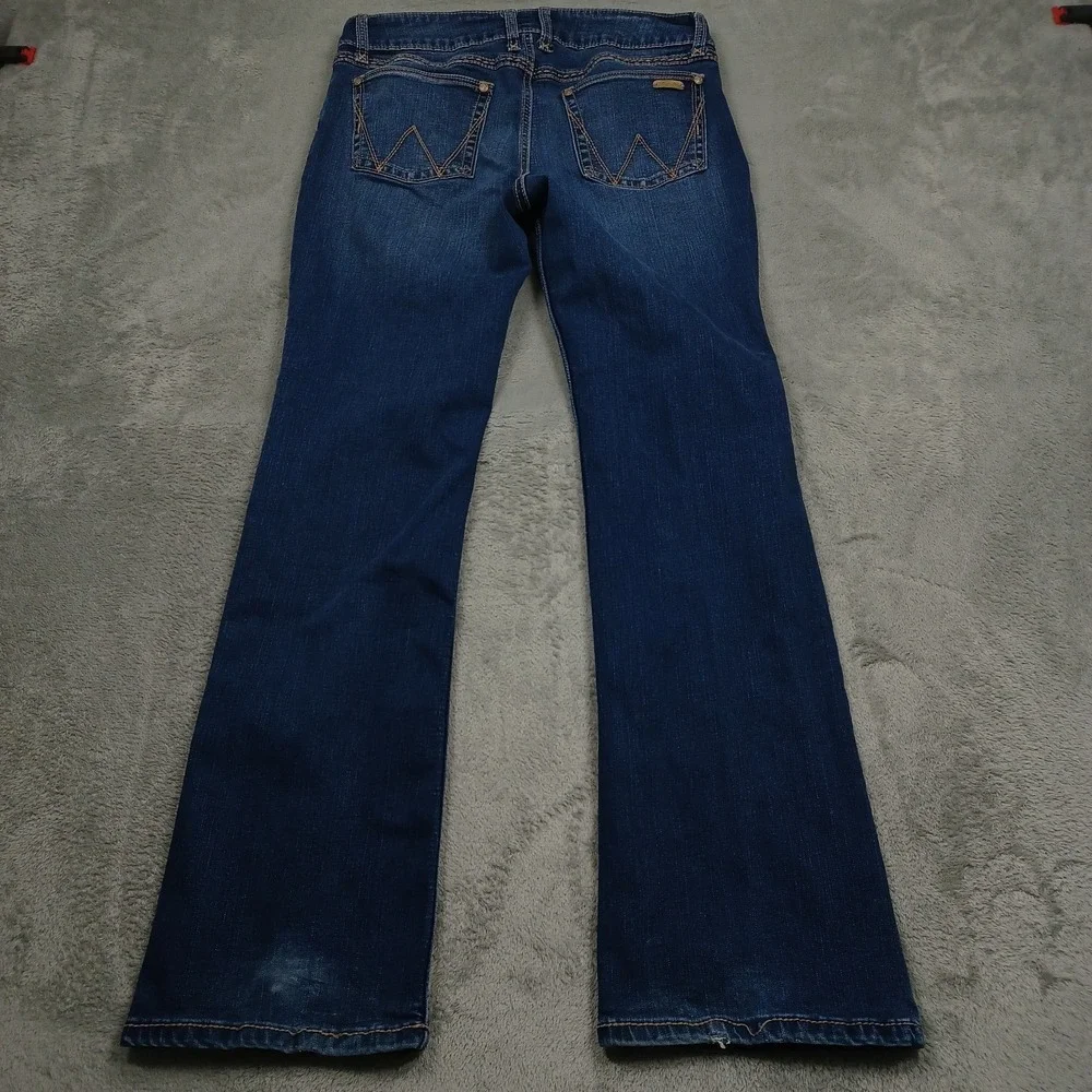 Wrangler Jeans Womens 30 Blue Denim Bootcut Western Workwear Casual